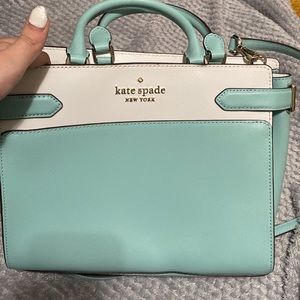 Blue and White Kate Spade Handbag